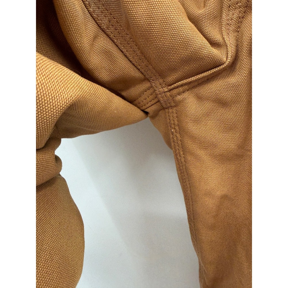 Carhartt Duck Coverall Mens‎ 42 Regular Brown Quilt Lined Zip-to-Waist NEW - Picture 6 of 10